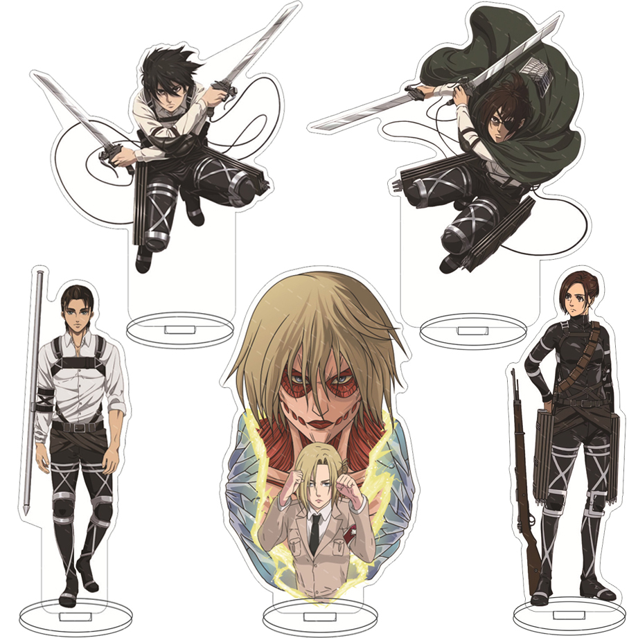 Figma Stand Set - Figur Anime 16CM ‌ Attack on