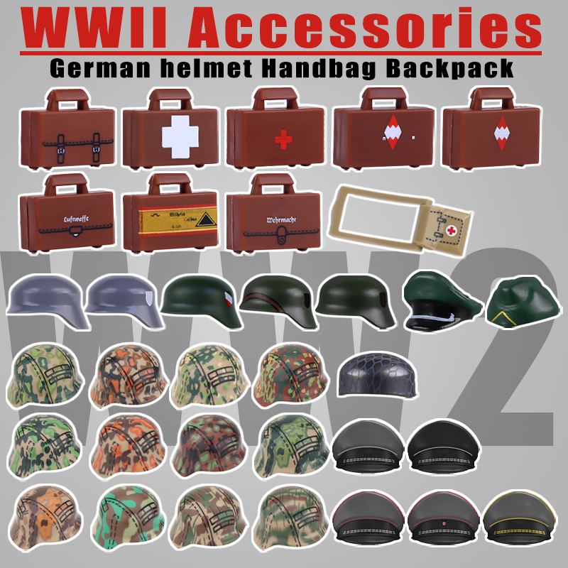 Lego Minifigure Holder - Aksesoris Blok Bangunan Seri Tentara Perang