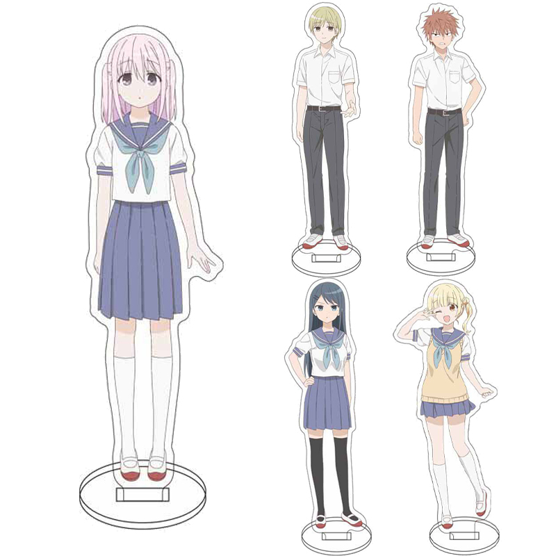 Figma Stand Set - 16CM Anime Kashiwada yang Tidak Berwajah