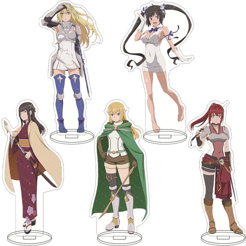Figma Stand Set - Figur Anime 16CM: Salahkah Mencoba Menggoda