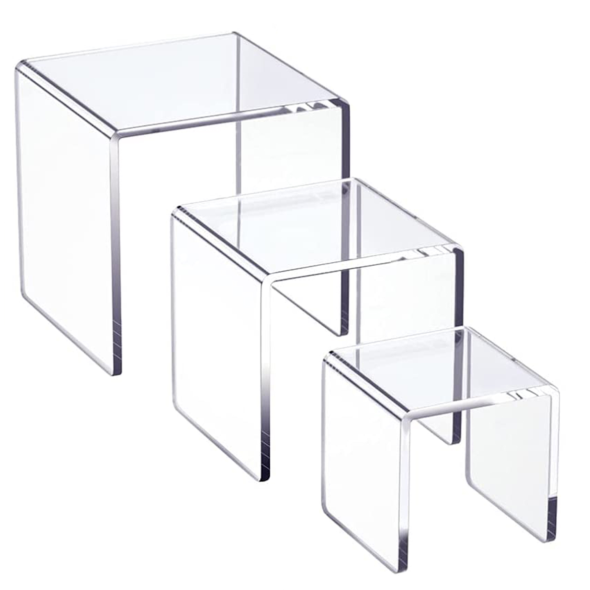 Pop Display Shelf - 5Mm U Bentuk Akrilik Tampilan Rak