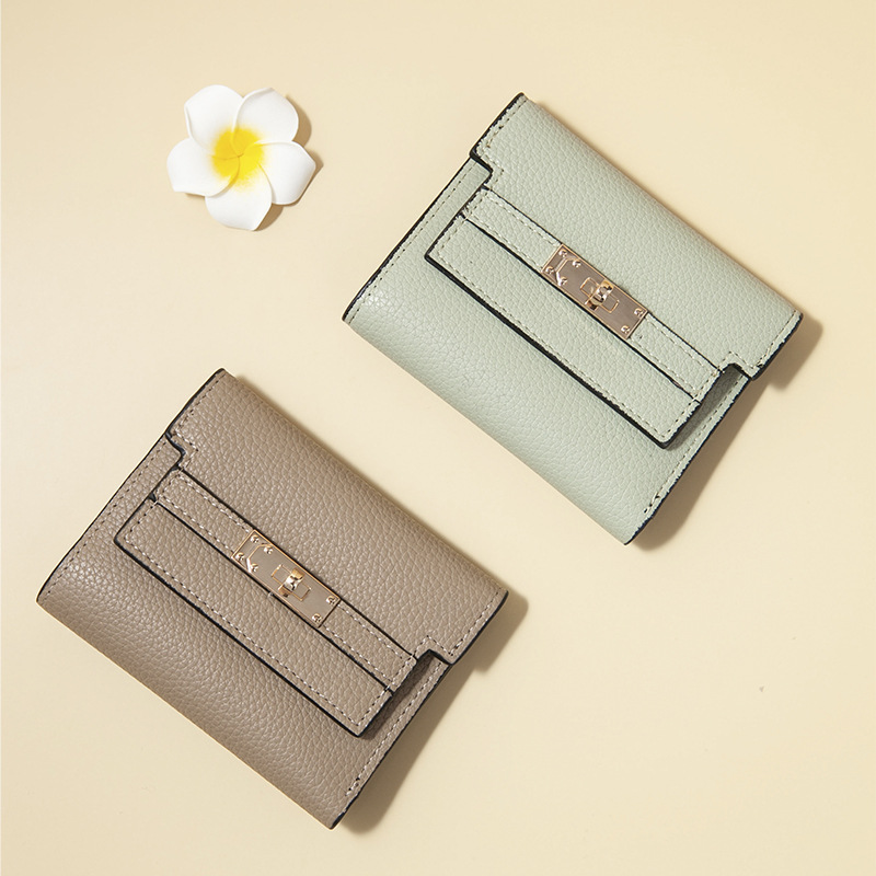 Card Top Loader - Dompet Kartu Pendek Wanita Kapasitas Besar,