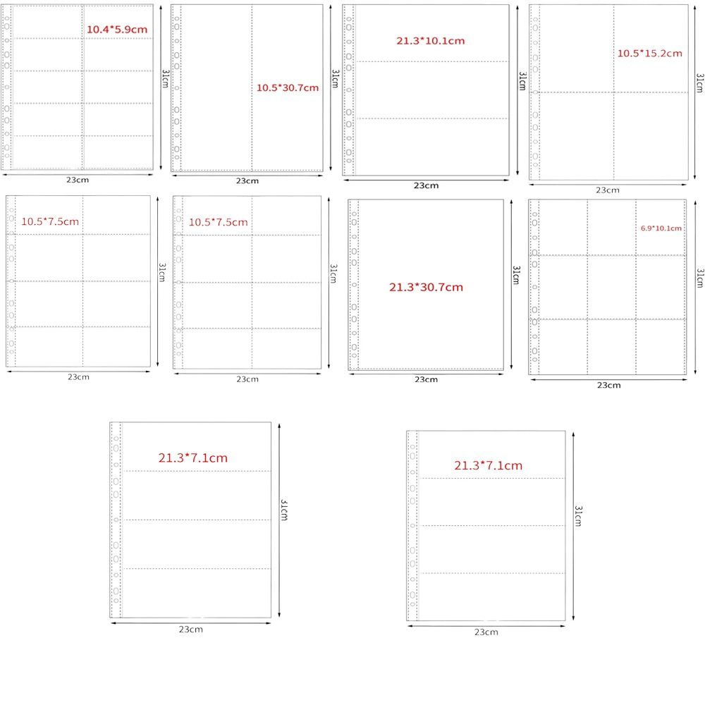 Card Penny Sleeve - Sampul Kartu Multi Kantong A4 Binder