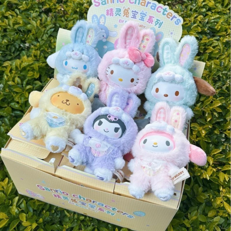 Vinyl Figure Blank - Sanrio Elf Bunny seri bayi kotak