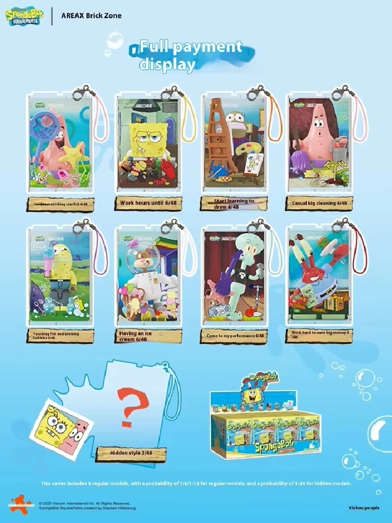 AREAX Genuine SpongeBob Bikini - Building Block Mini ulasan dan harga