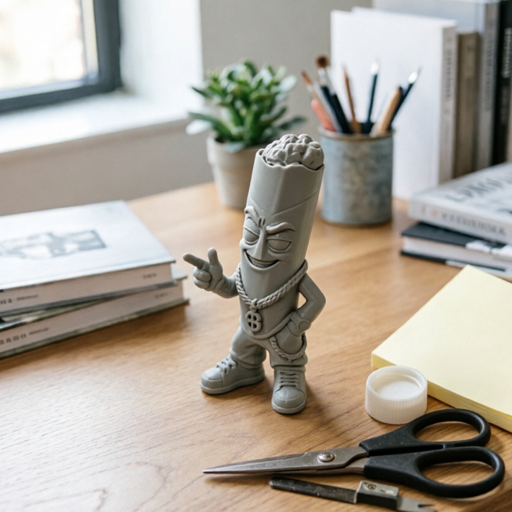 Figur Seni Plastik Abu-abu Tre - Pop Display Shelf ulasan dan harga
