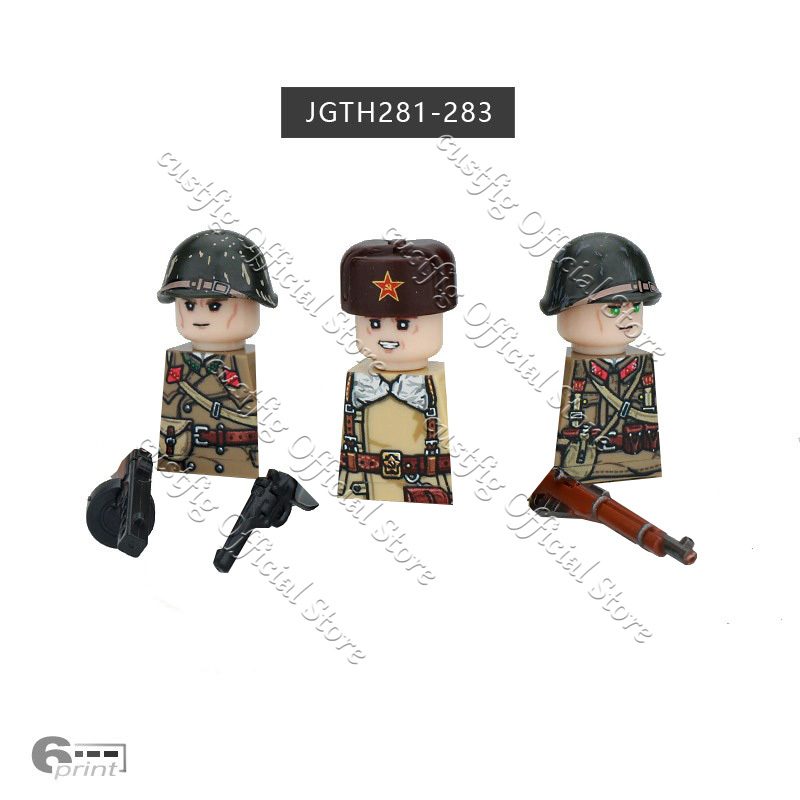 MOC Figur Tentara Soviet Milit - Lego Minifigure Holder ulasan dan harga