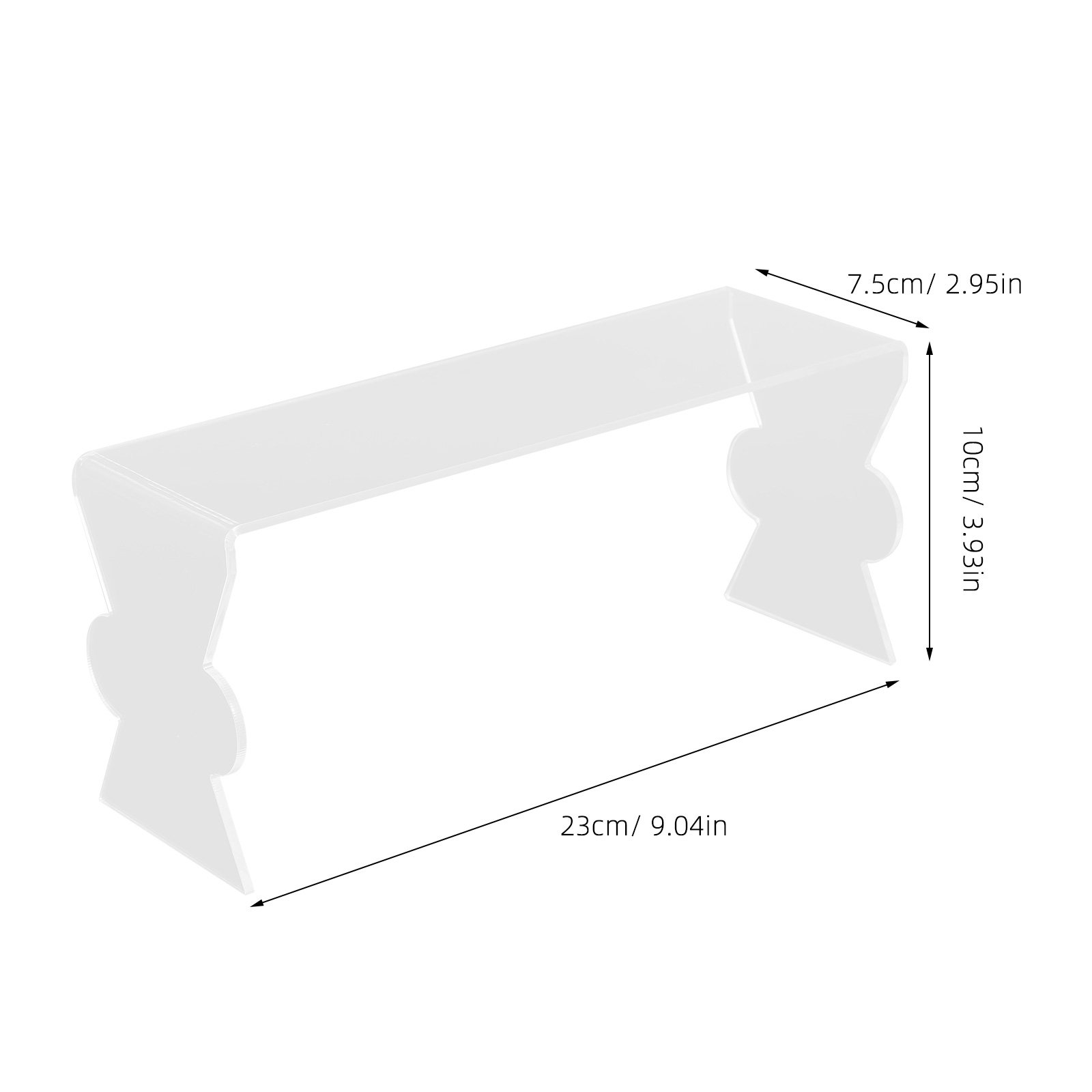 3 Buah Set Stand Display Akril - Display Risers Set ulasan dan harga