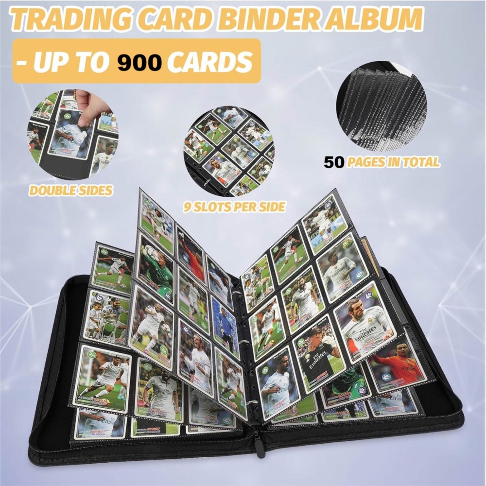 Binder Kartu 9 Kantong Sisi Ga - Trading Card Binder ulasan dan harga