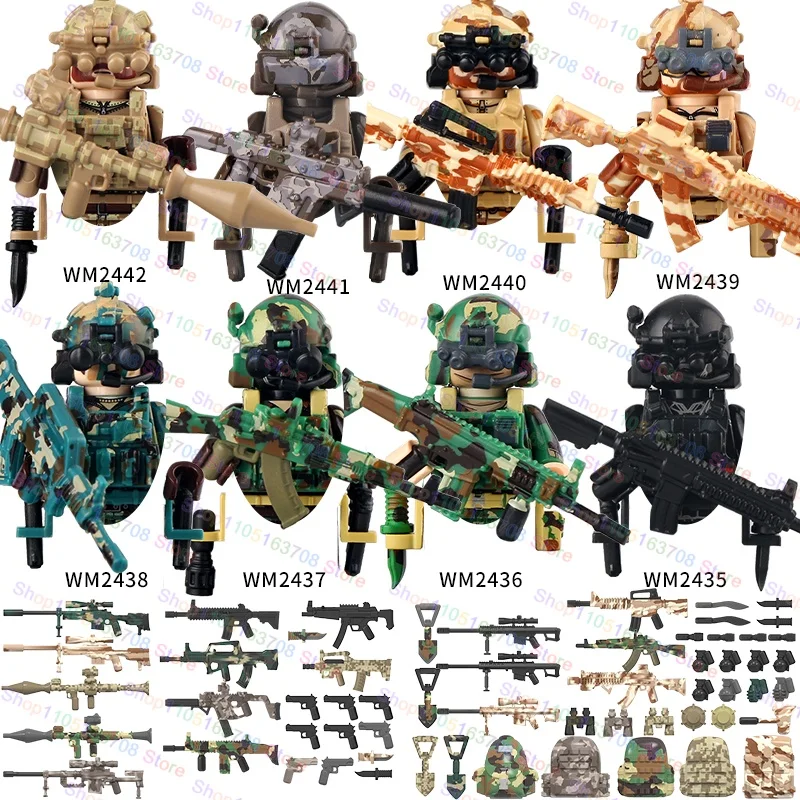 Figur Aksi Tentara Militer MOC - Lego Minifigure Holder ulasan dan harga