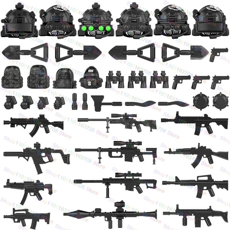 Figur Aksi Tentara Militer MOC - Lego Minifigure Holder ulasan dan harga