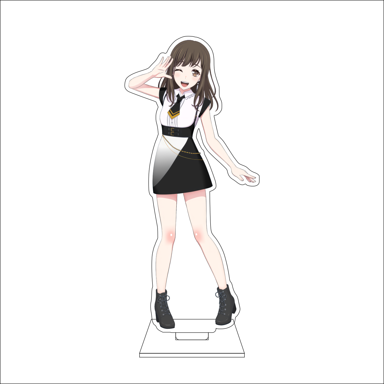 16CM Anime BanG Dream! Cosplay - Figma Stand Set ulasan dan harga
