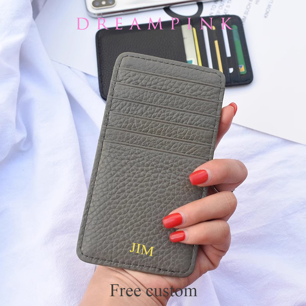 Dompet kulit sapi inisial nama - Card Top Loader ulasan dan harga