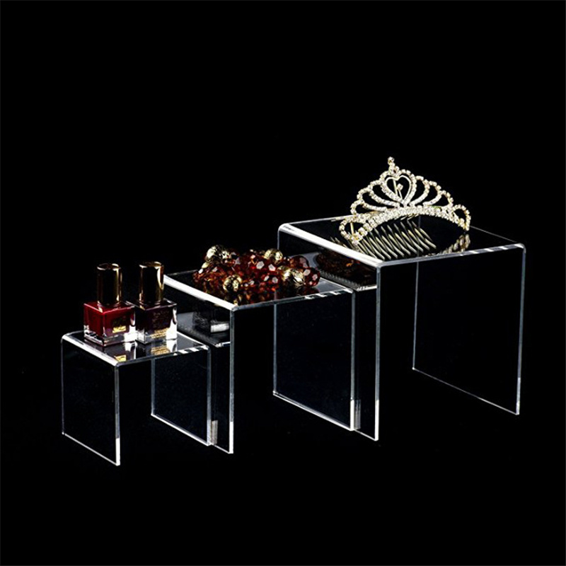 6 Buah/Set Rak Display Akrilik - Display Risers Set ulasan dan harga