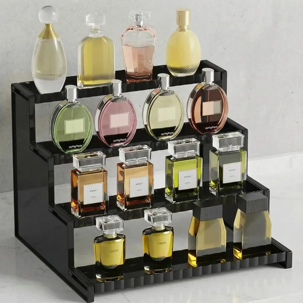 Rak Display Hitam 4 Tingkat 12 - Action Figure Stand ulasan dan harga