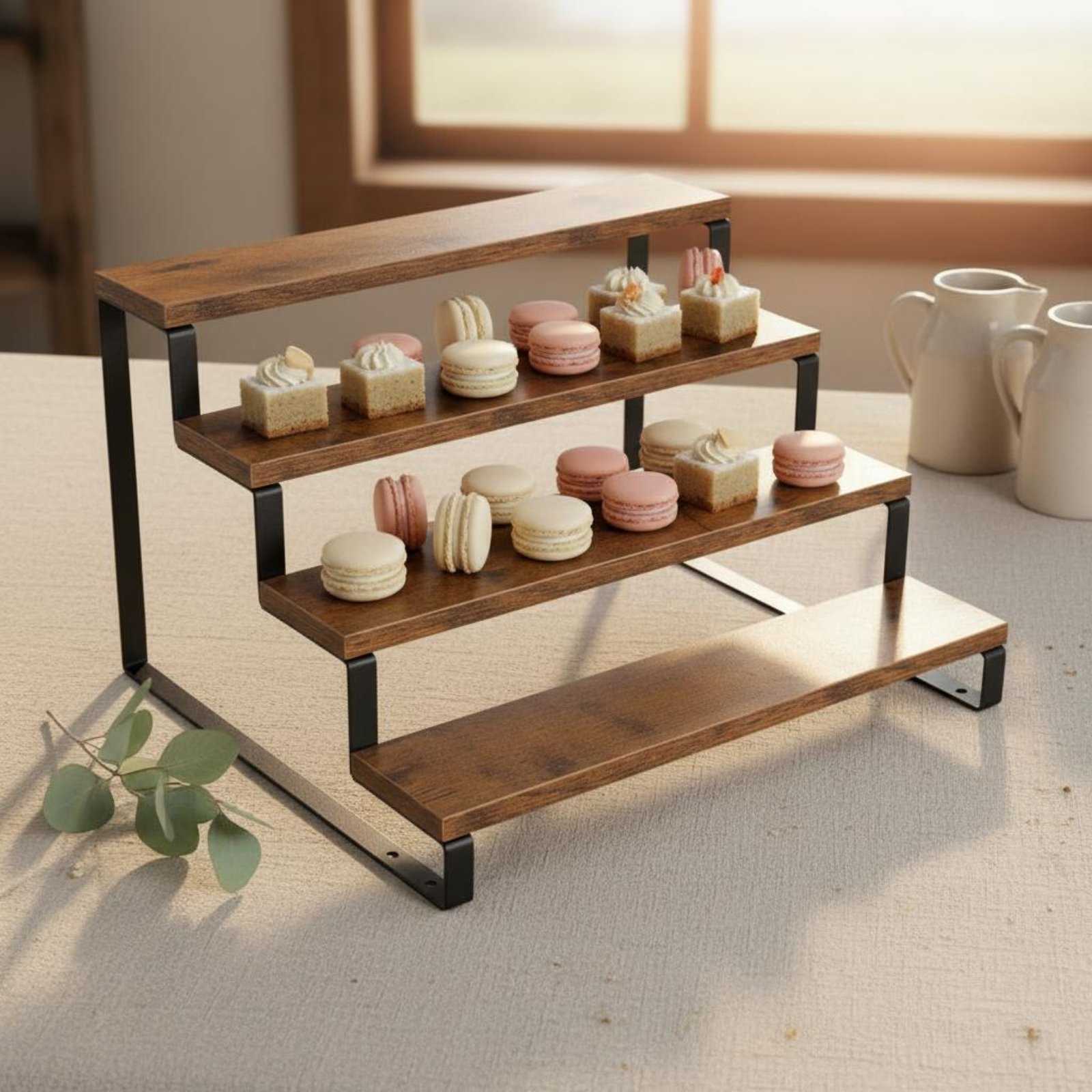 Rak Pajangan 4 Tingkat Hemat R - Display Risers Set ulasan dan harga
